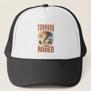 Tornado Rodeo Cowboys Tee Shirt - Western Graphic Trucker Hat