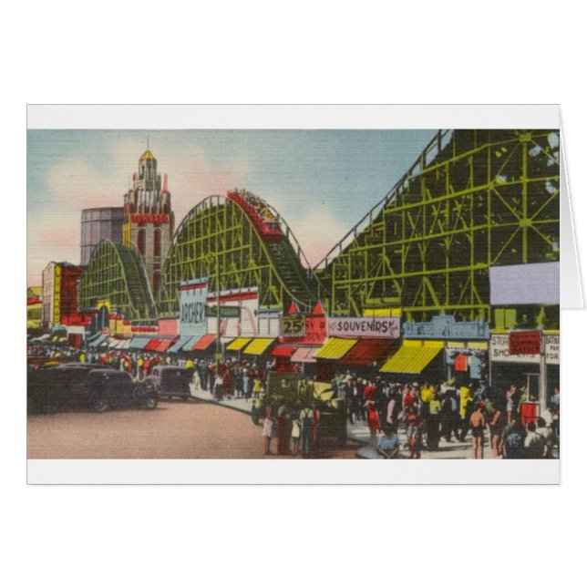 Tornado Roller Coaster - Coney Island NY /The Bobs (Front Horizontal)