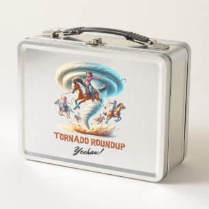 Tornado Roundup Cowgirls  - Rodeo, Western, Metal Lunch Box