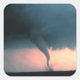 Tornado Square Sticker