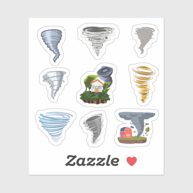 Tornado Stickers (Sheet)