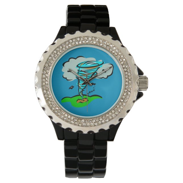 Tornado Storm Chaser Weather Twister Watch (Front)