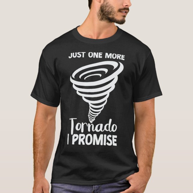 Tornado Storm Hurricane Weather Meteorologist Torn T-Shirt (Front)