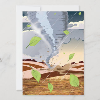 Tornado Twister Invitation