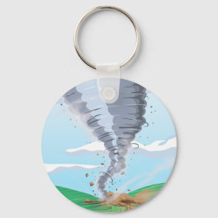 Tornado Twister Key Ring