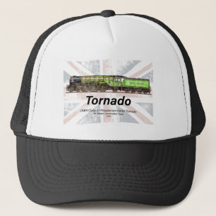 Tornado Vintage Steam Train English Locomotive  Trucker Hat