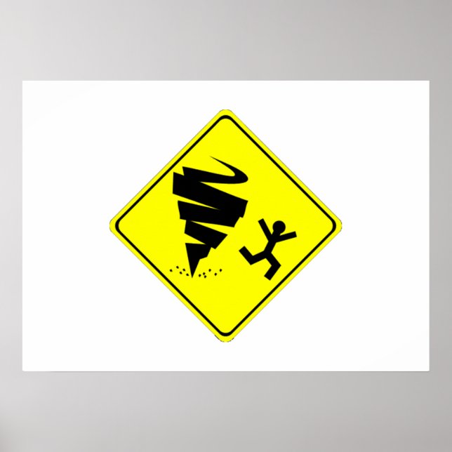 Tornado Warning Sign (Front)