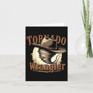 Tornado Wrangler Cowboy Wrangler Women Men Kid Card