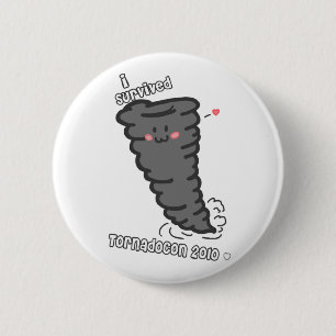 TornadoCon 6 Cm Round Badge