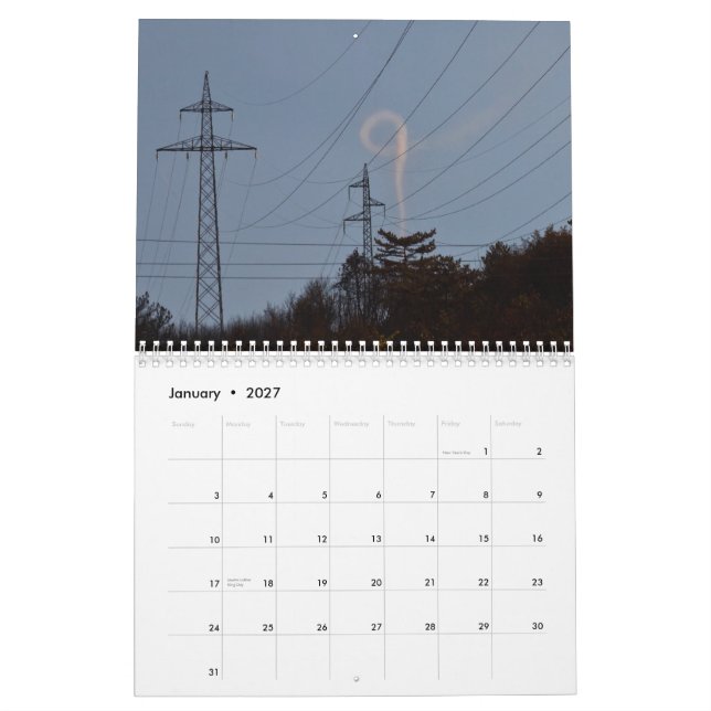 Tornadoes 2013 calendar (Jan 2027)