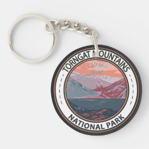 Torngat Mountains National Park Canada Badge Key Ring