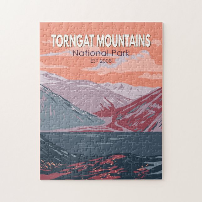 Torngat Mountains National Park Canada Vintage Jigsaw Puzzle (Vertical)