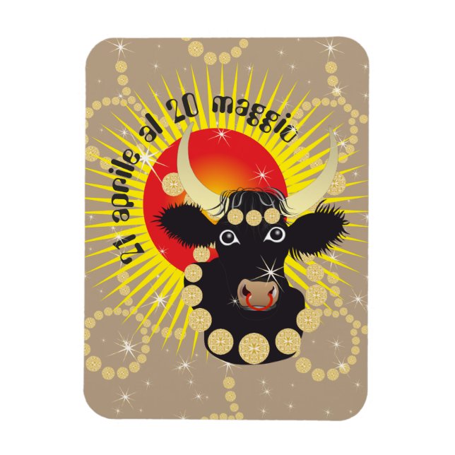 Toro 21 aprile al 20 maggio Premium Flexi Magnet (Vertical)