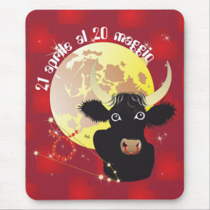 Toro 21 aprile al 20 maggio Tappetini per mouse Mat