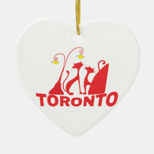 Toronto 1 ceramic tree decoration