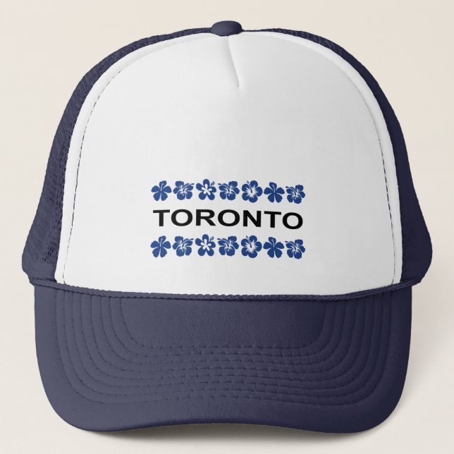 Toronto Aloha Bands Blue Light-Color Trucker Hat (Front)