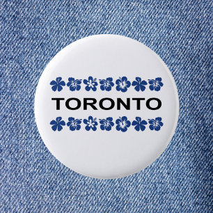 Toronto Aloha Bands Blue Light-Colour 6 Cm Round Badge