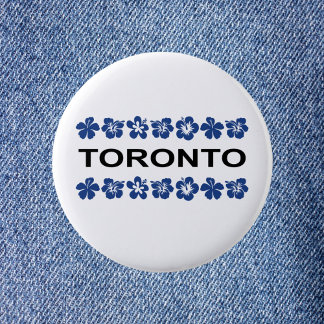 Toronto Aloha Bands Blue Light-Colour 6 Cm Round Badge