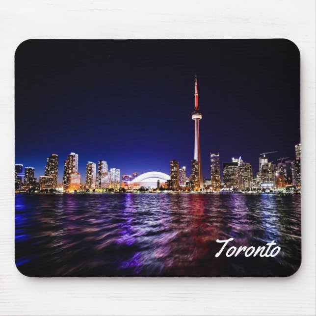 Toronto by night mouse mat (Front)
