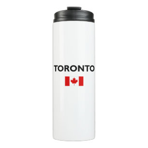 Toronto Canada Canadian Flag Light-Color Thermal Tumbler