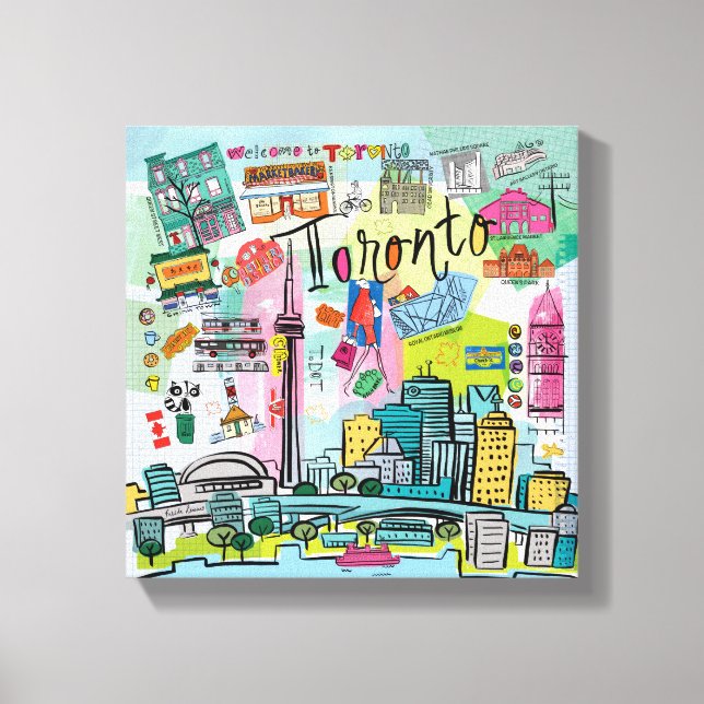 Toronto, Canada Canvas Print (Front)