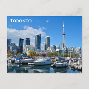Toronto Canada City Skyline Travel Photo Postcard