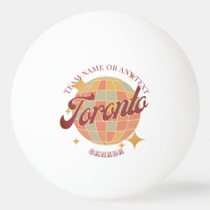 Toronto Canada City table tennis Ping Pong Ball
