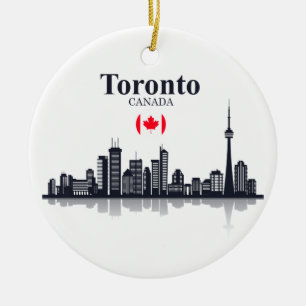 TORONTO CANADA CITYSCAPE ORNAMENT