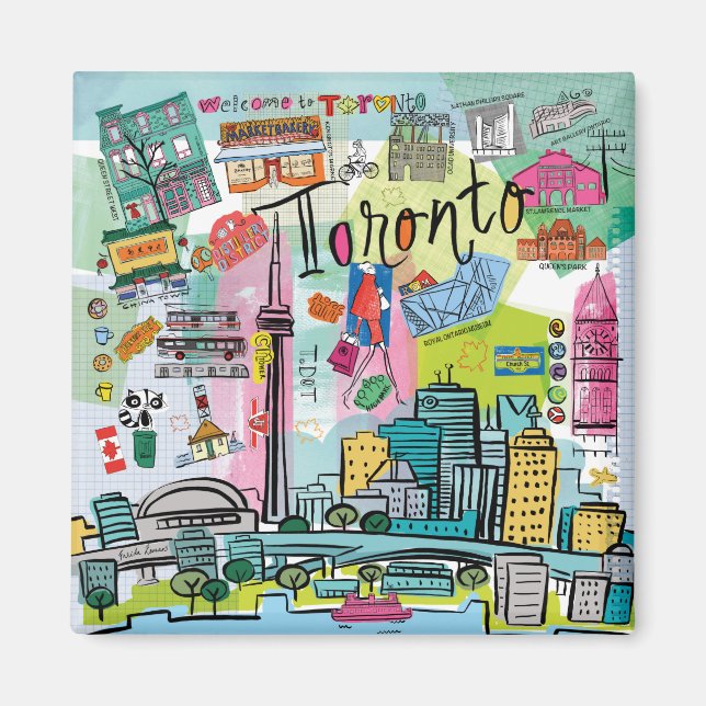 Toronto, Canada Magnet (Front)