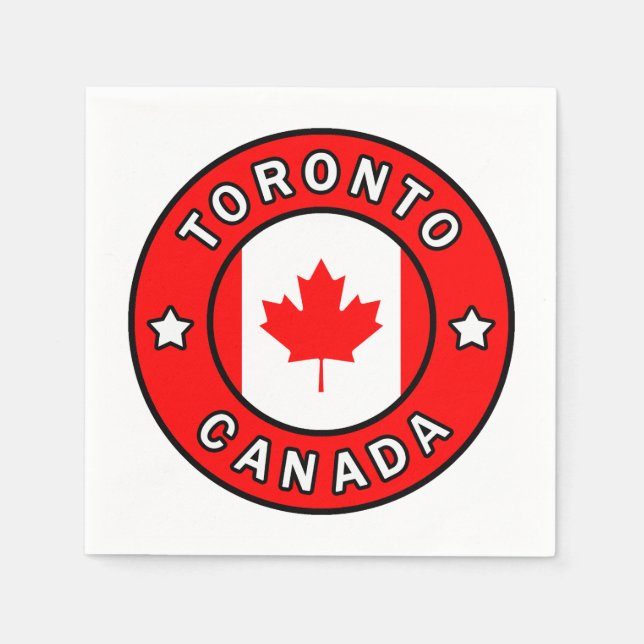Toronto Canada Napkin (Front)