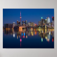Toronto Canada night cityscape