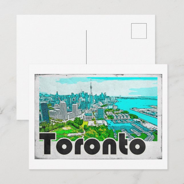 Toronto Canada Postcard (Front/Back)