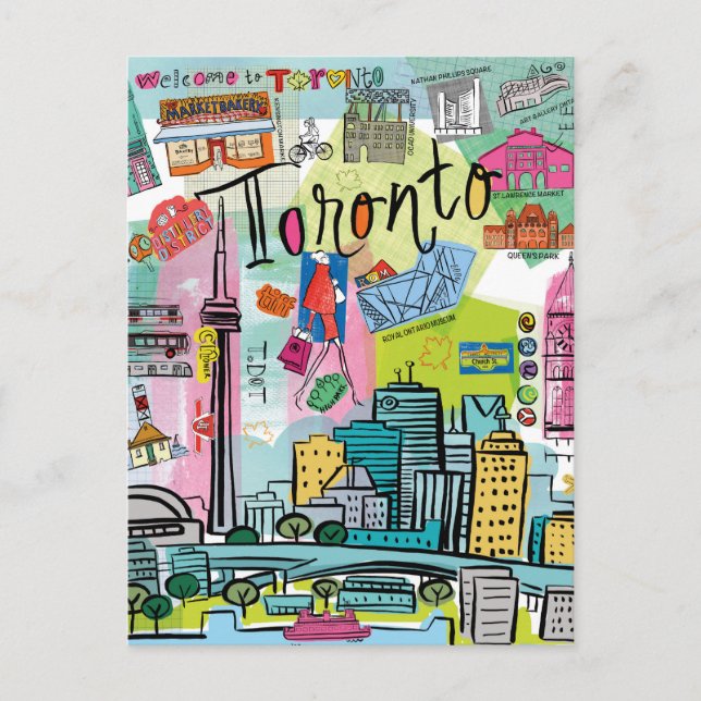 Toronto, Canada Postcard (Front)