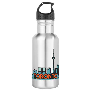 Toronto Canada Skyline 532 Ml Water Bottle