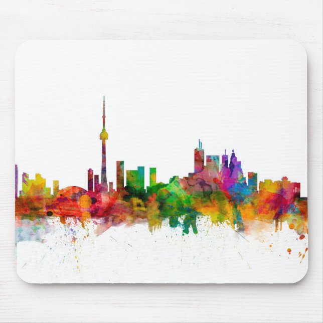Toronto Canada Skyline Mouse Mat (Front)