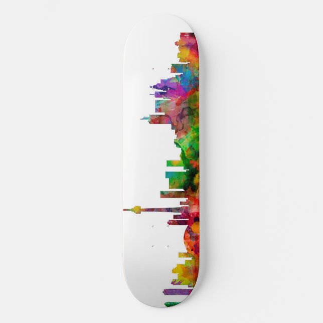 Toronto Canada Skyline Skateboard (Front)