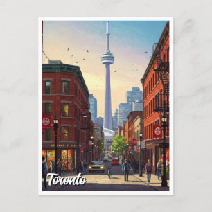 Toronto Canada Travel Postcard