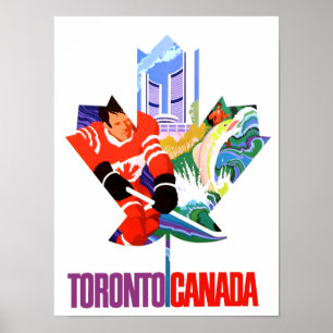Toronto, Canada travel poster