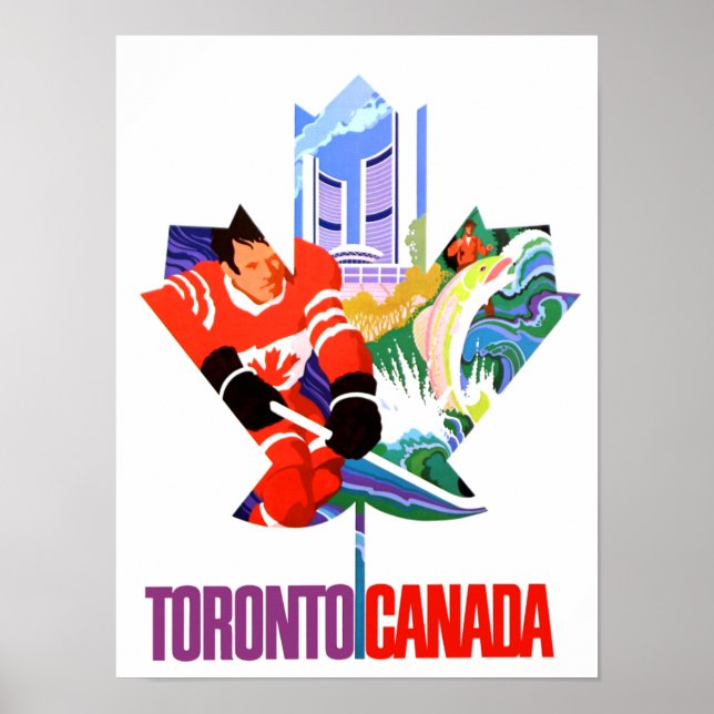 Toronto, Canada travel poster (Front)