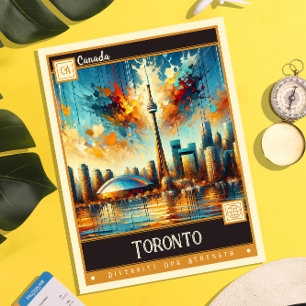 Toronto, Canada   Vintage Painting Postcard