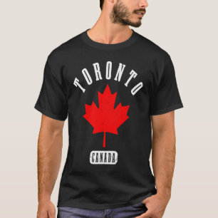 Toronto Canada Vintage Pride Canadian Flag T-Shirt