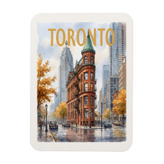 Toronto Canada Vintage Travel Magnet