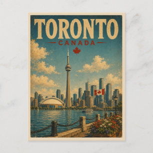 Toronto Canada Vintage Travel Postcard