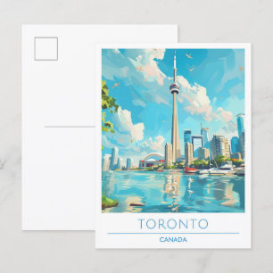 Toronto Canada Vintage Travel  Postcard