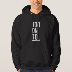 Toronto Canadian CIty logo design Hoodie