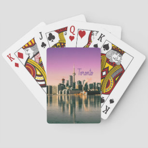 Toronto Capital of Ontario Canada City Skyline Playing Cards