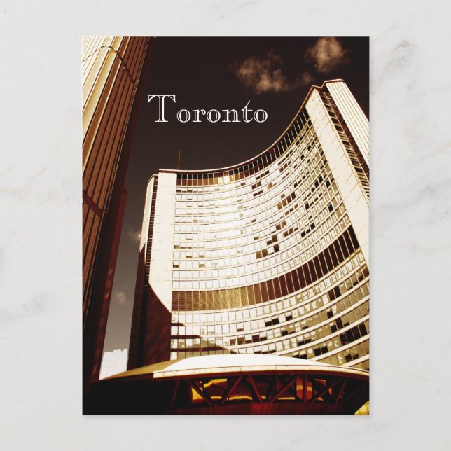 Toronto city hall postcard (Front)