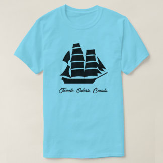 Toronto City in Ontario, Canada - Sailing Ship T-Shirt