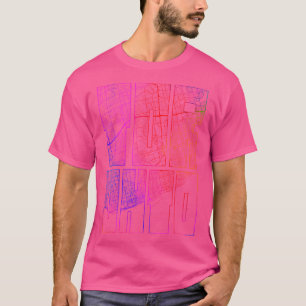 Toronto City Map Of Ontario Canada - Colourful T-Shirt