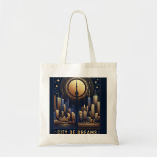 Toronto City of Dreams - Luxury Skyline Tote Bag